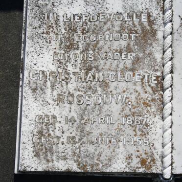 ROSSOUW Christian Cloete 1887-1955