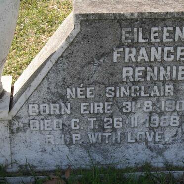 RENNIE Eileen Frances nee SINCLAIR 1907-1988
