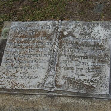 RAYNOR Henry -1959 &amp; Fanny -1934