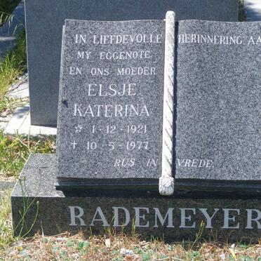 RADEMEYER Elsje Katerina 1921-1977