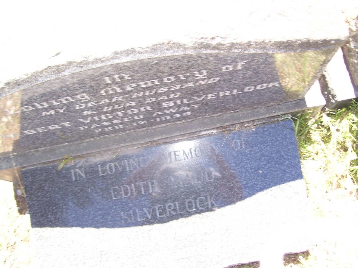 SILVERLOCK Albert Victor -1956 :: SILVERLOCK Edith Maud