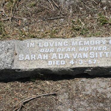 SITTERT Sarah Ada, van -1957
