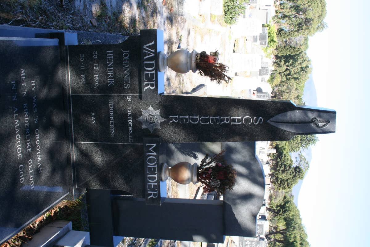 SCHREUDER Johannes Hendrik 1920-1981