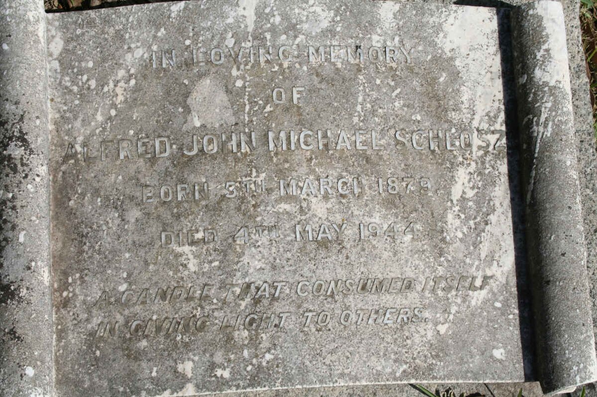 SCHLOSZ Alfred John Michael 1879-1944