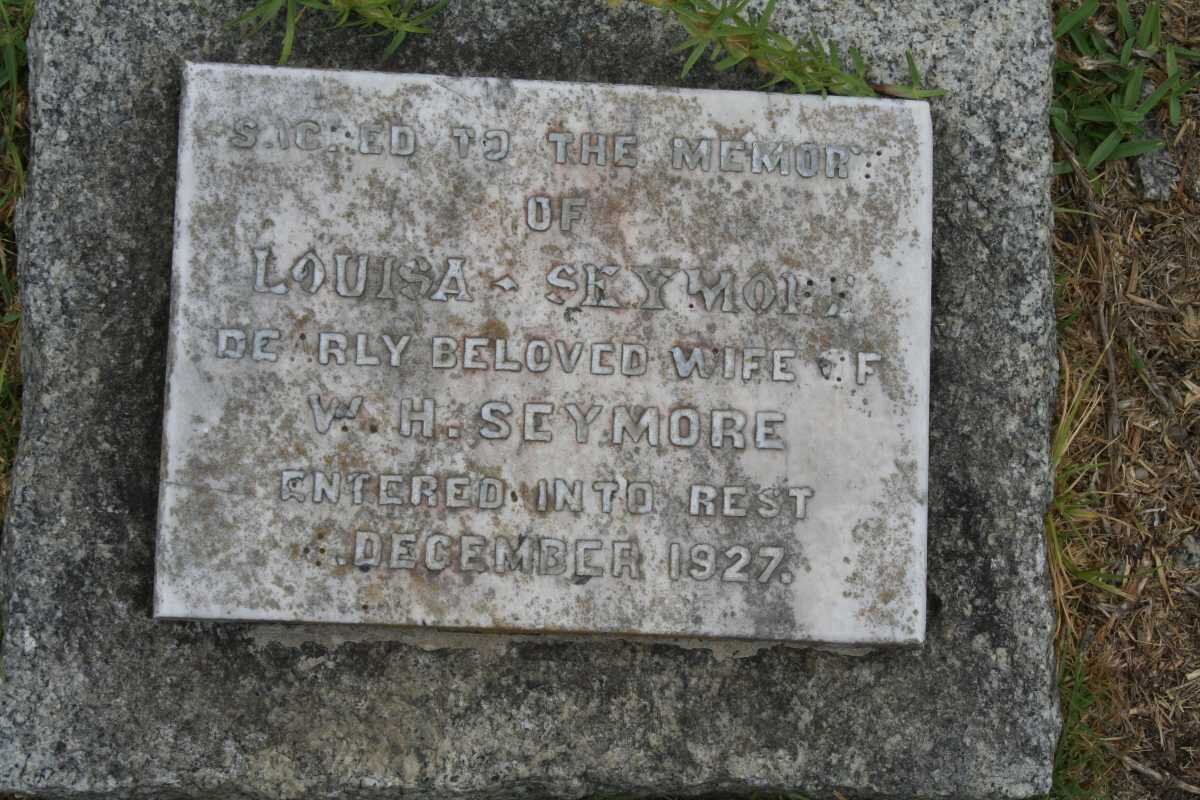 SEYMORE Louisa -1927