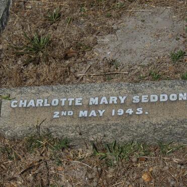 SEDDON Charlotte Mary -1945