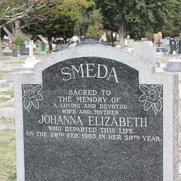 SMEDA Johanna Elizabeth -1963