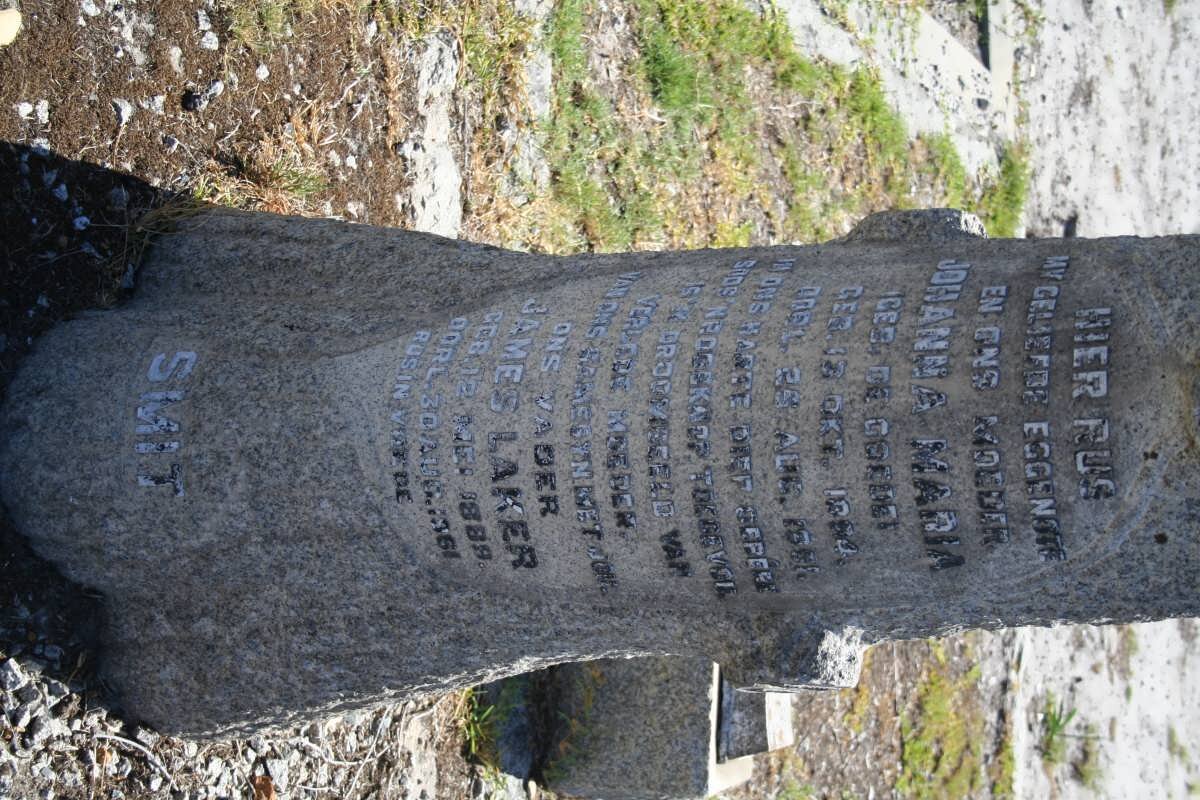 SMIT James Laker 1889-1961 &amp;  Johanna Maria nee DE GOEDE 1894-1951