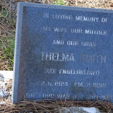 SMITH Thelma nee ENGELBRECHT 1924-1990