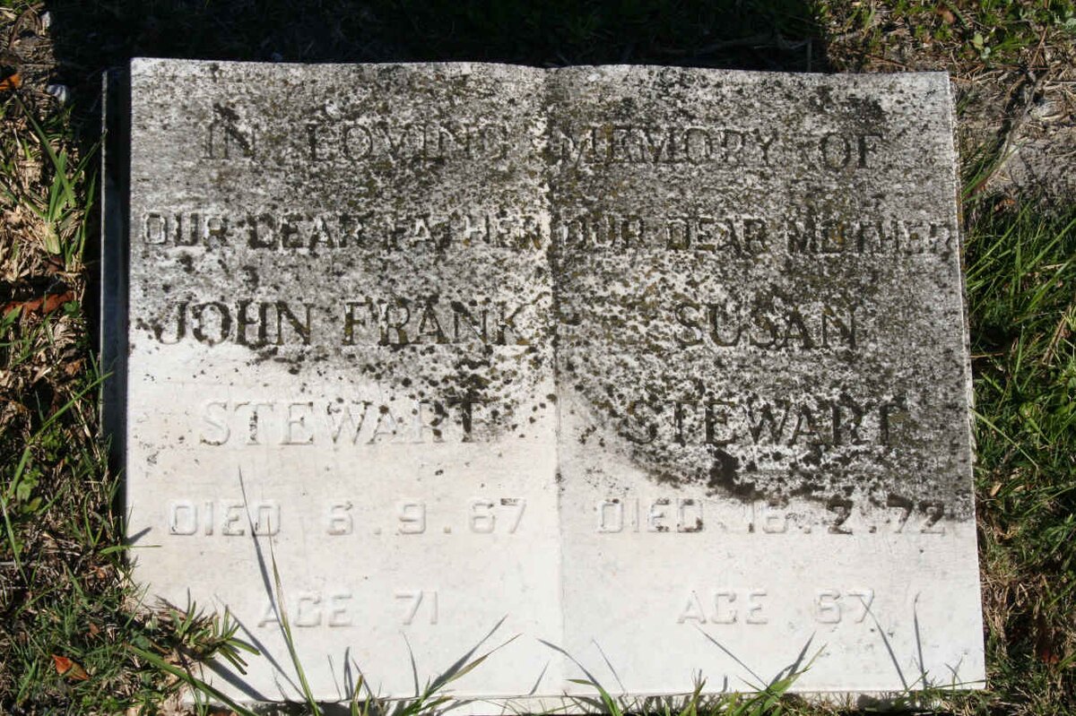 STEWART John Frank -1967 &amp; Susan -1972
