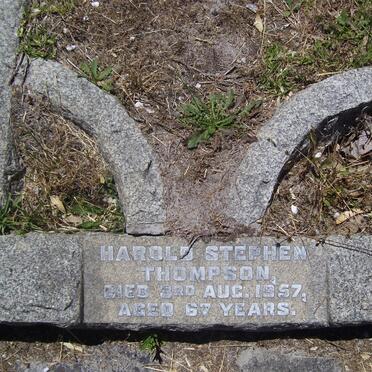 THOMPSON Harold Stephen -1957