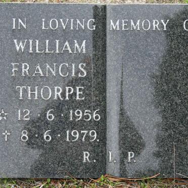 THORPE William Francis 1956-1979