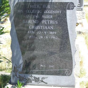 VISSER Barend Petrus Christiaan 1889-1962