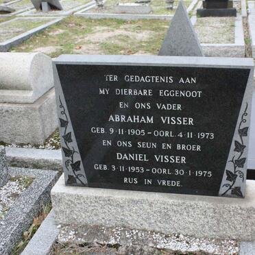 VISSER Abraham 1905-1973 :: VISSER Daniel 1953-1975