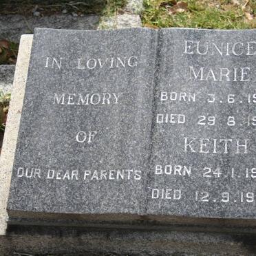 VOS Keith 1918-1965 &amp; Eunice Marie 1921-1965