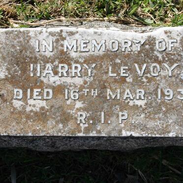 VOY Harry, le  -1936