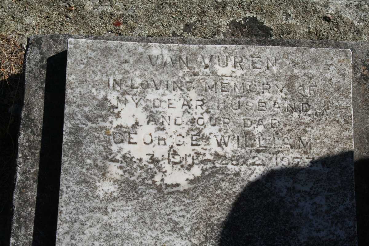 VUREN George William, van 1911-1973