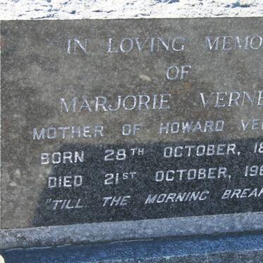 VERNER Marjorie 1892-1966