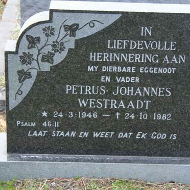WESTRAADT Petrus Johannes 1946-1982