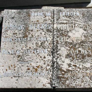 WEGNER Ludwig 1881-1944 &amp; Frieda 1890-1966