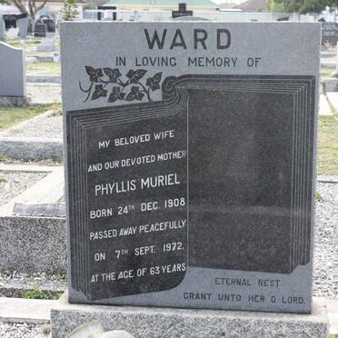 WARD Phyllis Muriel 1908-1972