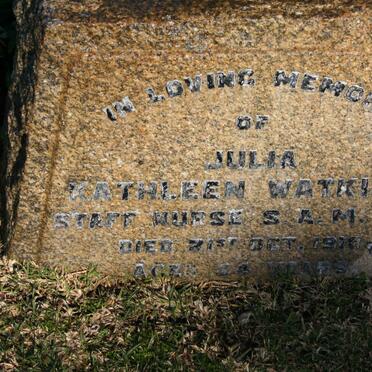 WATKINS Julia Kathleen -1918