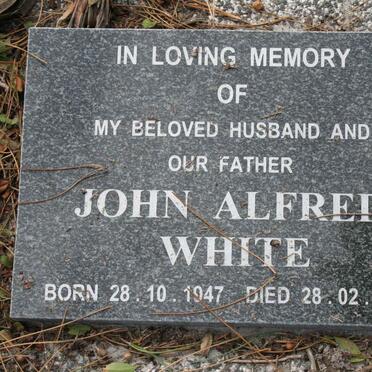 WHITE John Alfred 1947-2006