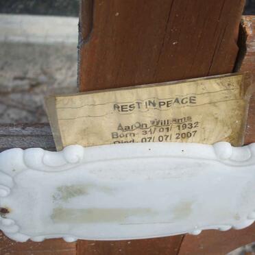 WILLIAMS Aaron 1932-2007