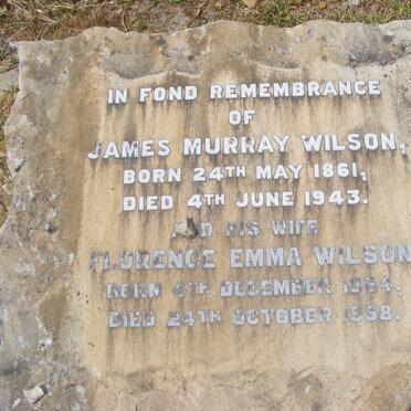WILSON James Murray 1861-1943 &amp; Florence Emma 1864-1958