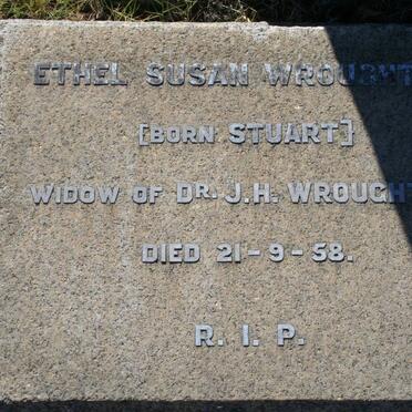 WROUGHTON Ethel Susan nee STUART -1958
