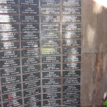 MEMORIAL WALL # 7