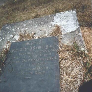 TAYLOR Ann Caroline 1823-1874