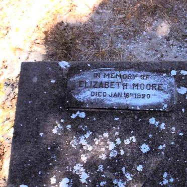 MOORE Elizabeth -1920