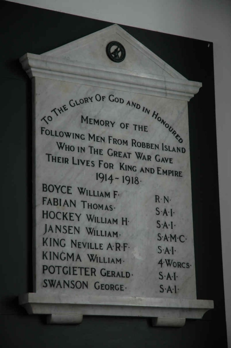 3. Inside the Garrison Church - Memorial - Former Island Residents