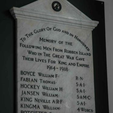3. Inside the Garrison Church - Memorial - Former Island Residents