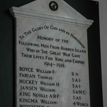 3. Inside the Garrison Church - Memorial - Former Island Residents