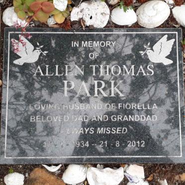 PARK Allen Thomas 1934-2012
