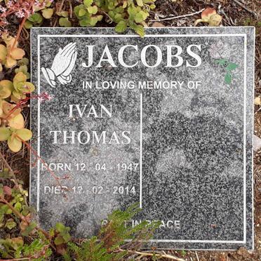 JACOBS Ivan Thomas 1947-2014