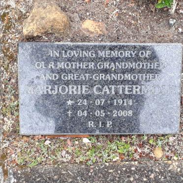 CATTERMOLE Marjorie 1914-2008