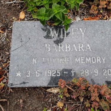 WILEY Barbara 1925-2003