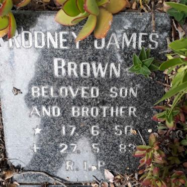 BROWN Rodney James 1950-1983