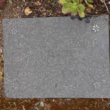 FRENCH Margaret Isabel nee JOHNSTON 1917-2012