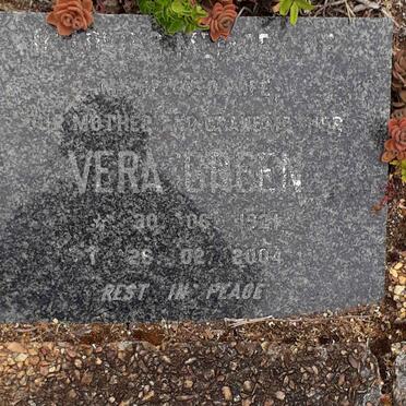 GREEN Vera 1921-2004