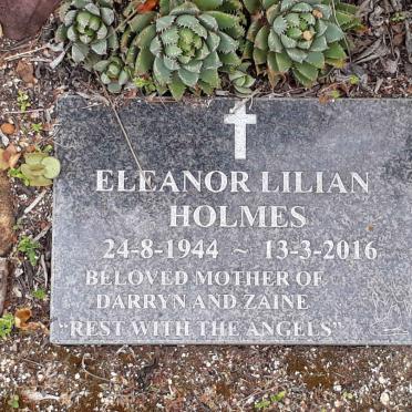 HOLMES Eleanor Lilian 1944-2016