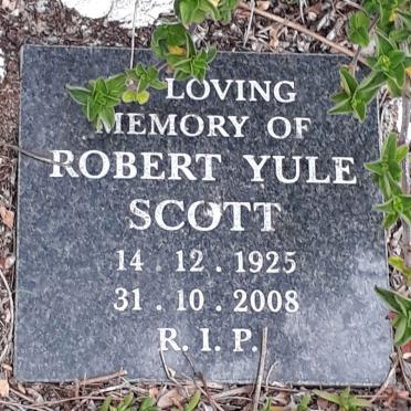 SCOTT Robert Yule 1925-2008