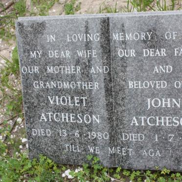 ATCHESON John -2001 &amp; Violet -1980