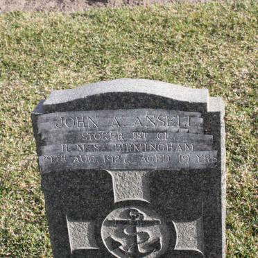 ANSELL John A. -1927