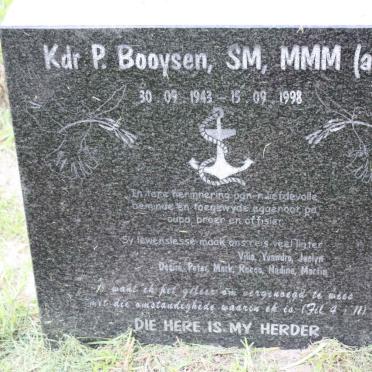 BOOYSEN P. 1943-1998