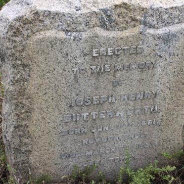 BUTTERWORTH Joseph Henry 1861-1935