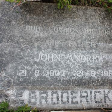 BRODERICK John Andrew 1903-1964